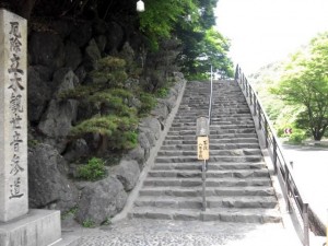 立木山の階段